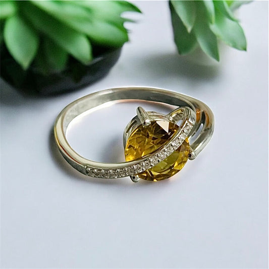 Citrine and Diamonds