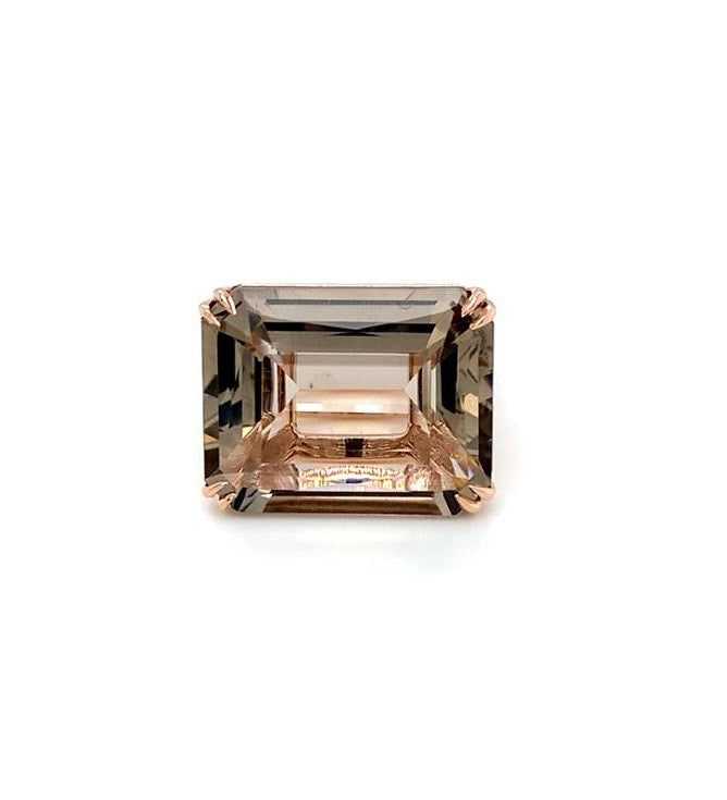 Fabulous smoky quartz dinner ring