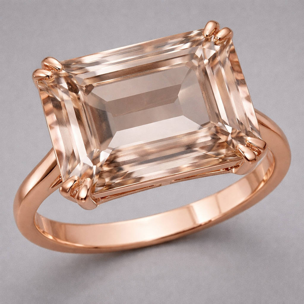 Fabulous smoky quartz dinner ring