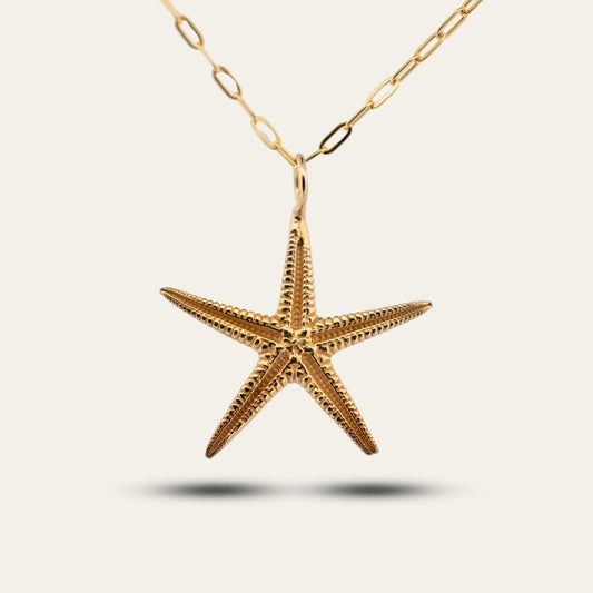 Maxi Gold Starfish Necklace